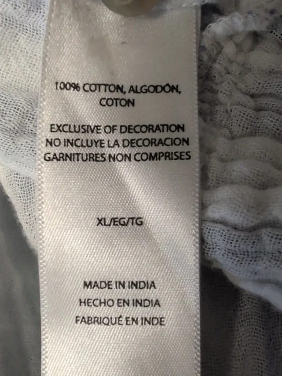 Beachlunchlounge Striped Cotton Dress Blue, White And Purple. - Picture 8 of 8